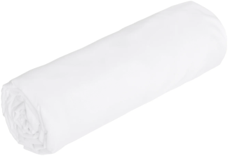 Vente-unique - Spannbettlaken - 140 x 190 cm - Satin 108 Fäden/cm² - Höhe 30 cm - Weiß - TALORA von PALACIO