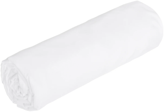 Vente-unique - Spannbettlaken - 140 x 190 cm - Satin 108 Fäden/cm² - Steghöhe 30 cm - Weiß - TALORA von PALACIO