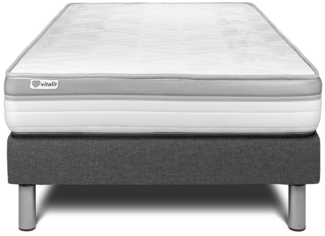 VITAL RELAX matratze 120x200 cm + Bettgestell mit lattenrost, Härtegrad 4, Rückstellschaum, Höhe : 18 cm