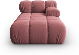 Micadoni Recamiere Bellis Rechts Samt Bluvel Rosa