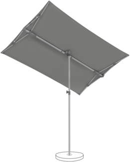 Suncomfort by Glatz Sonnenschirm / Balkonblende / Sonnenschutz "Flex Roof", stone grey, 195 x 140 cm