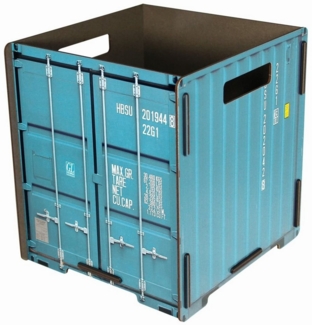 Werkhaus - Papierkorb Container Türkis CO1033 Mülleimer Abfalleimer Papierkörbe