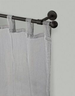 GARESA Gardinenstange BOLTI, Ø 16 mm, 1-läufig, Wunschmaßlänge, mit Bohren, verschraubt, Metall, Vorhanggarnitur, verlängerbar, Wandmontage, ohne Ringe