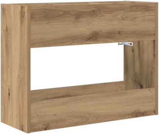 vidaXL Sonnenschirmhalter Artisan-Eiche 65 x 24 x 50 cm Holzwerkstoff 899430