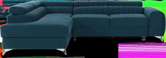 Laurence, Ecksofa, Eckcouch, Blau