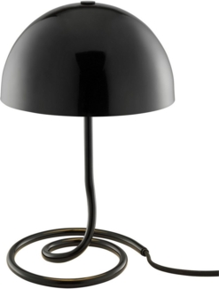 OTTO home Tischleuchte Charlett Pilz Lampe, ohne Leuchtmittel, Tischlampe, Ø 20 cm, Höhe 31 cm, Metall, Spiralfuß, Pilzleuchte, G9