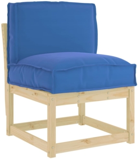 vidaXL Palettenkissen für Rückenlehne Königsblau 50 x 40 x 12 cm 42001465