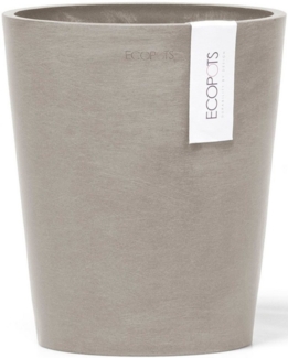 ECOPOTS Blumentopf Morinda Orchidee 17 Taupe, für den Innenbereich