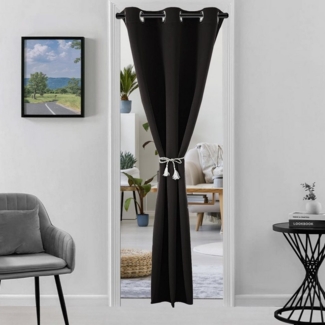 Rosnek Türvorhang Verdunkelung, thermisch isoliert, Öse (1 St), H×B: 203×132, 244×132