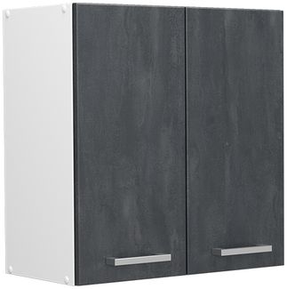 Hängeschrank R-Line Schwarz Beton 60 cm Vicco