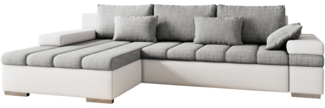 Ecksofa Bangkok (Farbe: Soft 017 + Lawa 05, Seite: Links)