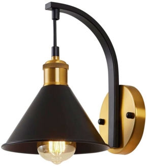 BlingBin Wandleuchte Innen Wandleuchte Vintage Industrial Wandlampe E27 für Flur Café Bar, Wechselbar E27 Leuchtmittel,Einfache Installation und Bedienung, Wechselbar E27 Leuchtmittel, Warmes Licht, Wechselbar E27 Leuchtmittel,Technische Details