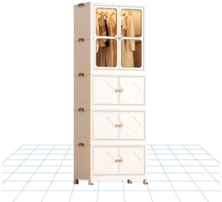 FLEXISPOT Kleiderschrank Aufbewahrungsbox mit Deckel Aufbewahrungsbehälter aus Kunststoff Faltbare Zusammenklappbar Aufbewahrungsbox