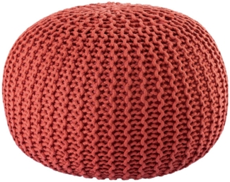 Amagohome Sitzhocker PREMIUM XXL Sitzhocker Pouf ø 55cm Strickpouf Indoor u. Outdoor - pf
