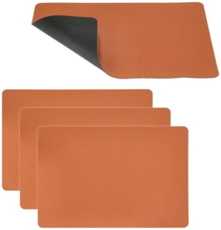 HTI-Living Platzset Tischset 4 - teilig Karamell/Schwarz, (Set, 4-St, 4 Platzdecken), Platzdecke