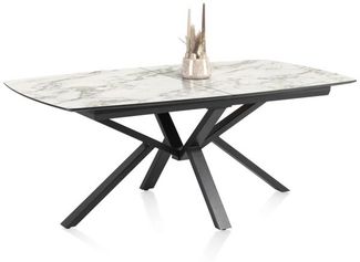 PALACE Esstisch weiß HPL 190cm x 110cm x 77cm