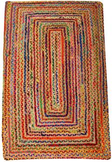 Jute Teppich Esha bunt 90x150 cm