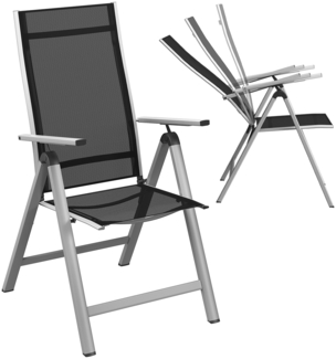STEELSØN 'Alaris' Klassisch Gartenstuhl 1er Set, silber, Aluminium