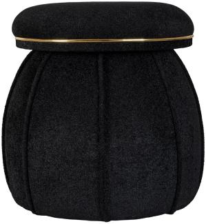 Pouf Luana 200 Teddy Schwarz