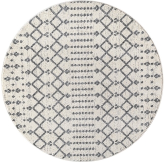 Sanat Teppich Boho 8203, rund, Höhe: 10 mm, Kurzflor, robust, Boho, Scandic, für Fussbodenheizung geeignet