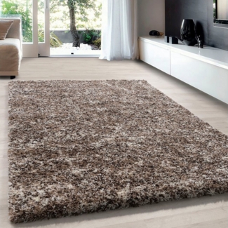 Ayyildiz Teppiche Hochflor-Teppich Enjoy Shaggy, rechteckig, Höhe: 50 mm, auch als Läufer, Shaggy, Langflor, meliert, Wohnzimmer