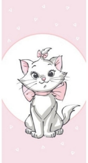Disney Aristocats Strandtuch – Weiches & saugfähiges Badehandtuch 140x70 cm
