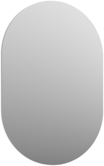 BADEDU ESLA Spiegel 50 cm breit, Grau
