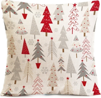 Coonoor Kissenbezug 2-teiliges Set Weihnachts-Kissenbezüge, 45×45 cm, (2 Stück)