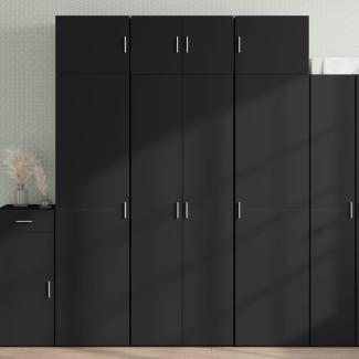 vidaXL Hochschrank Schwarz 70x42,5x225 cm Holzwerkstoff 3281330