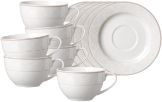 Ritzenhoff & Breker Isabella Kaffeetasse mit Untertasse 250 ml 6er Set - DS