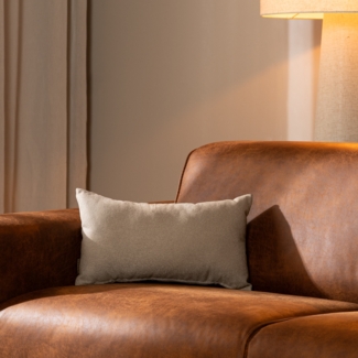 Bronx71 Kissen Hilda Stoff taupe 25x45 cm