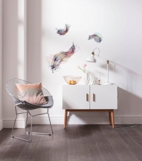 Komar Wandtattoo Inspiration - Größe 50 x 70 cm, selbstklebend, Wandsticker