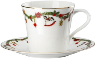 Hutschenreuther Tasse Nora Christmas Kombitasse 2tlg, Bone China