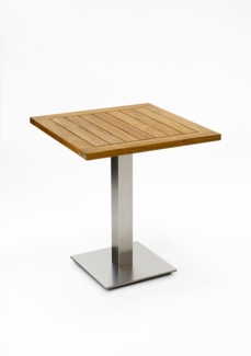 Bistro Bistrotisch braun Teak