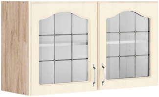 wiho Küchen Glashängeschrank Linz 100 cm breit, mit 2 Glastüren