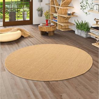 Snapstyle Sisalteppich Sisal Natur Teppich Rund, Rund, Höhe: 6 mm