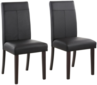 Home affaire Esszimmerstuhl Rubin Polsterstuhl Bestseller (Set, 2 St), Im 2er, 4er oder 6er-Set, mit honigfarbenen oder dunkelbraunen Beinen