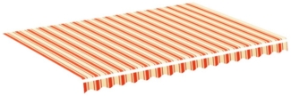 DOTMALL Markise Markisenbespannung Gelb und Orange 3,5x2,5 m