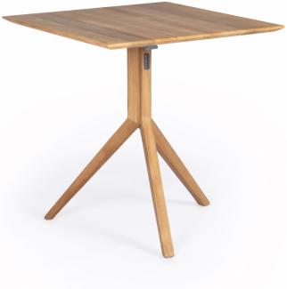 Trio Garten Bistrotisch eckig Teak 70x70 cm