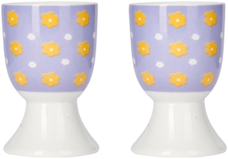 neuetischkultur 2er-Set Gänseblümchen Eierbecher Porzellan