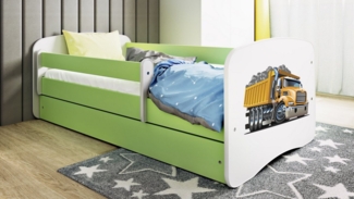 Bjird Kinderbett Babydream 180x80 cm 160x80 cm 140x70 cm (optional mit Matratze, mit Schublade Rausfallschutz und Lattenrost), verschieden Farben und Varianten für Mädchen und Jungen