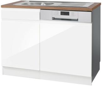 KOCHSTATION Spülenschrank KS-Virginia 110 cm breit, inklusive Einbauspüle