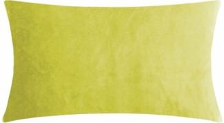 pad Kissenhülle Samt Smooth Mustard Gelb (25x50cm) 10424-E55-2550