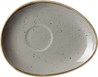'Taste' Untertasse, Keramik taupe