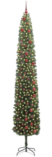 vidaXL Künstlicher Weihnachtsbaum mit 300 LEDs mit Ständer Grün 300 cm 3394987