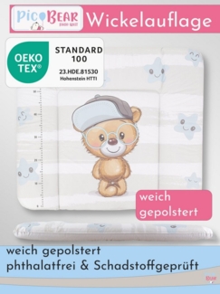 pic Bear weiche Wickelauflage HONEY 85 x 72 cm, Dude : Dude