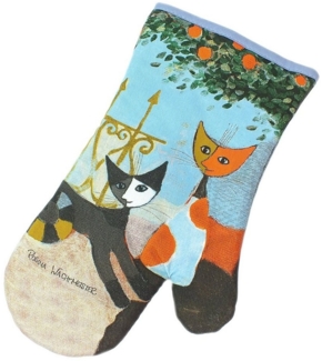 Rosina Wachtmeister Topfhandschuhe Vita Familiare, (Set, 1-tlg, 1-teilig), Rosina Wachtmeister 1x Ofenhandschuh wattiert Größe: ca. 20x32cm