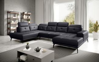 Wohnideebilder Bretan Schwarz Ecksofas & Eckcouches CO-BRE-LT-11SOF