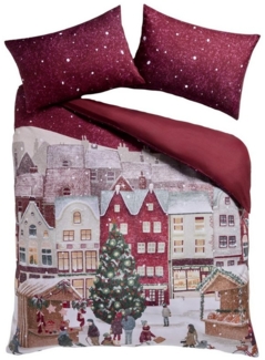 Next Bett-Set Wendebare Bettgarnitur, Weihnachten, Bezug: Polyester (recycelt)