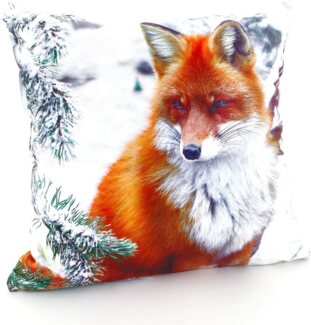 Weckbrodt Dekokissen Fuchs, Kissenhülle ohne Füllung, 1 Stück